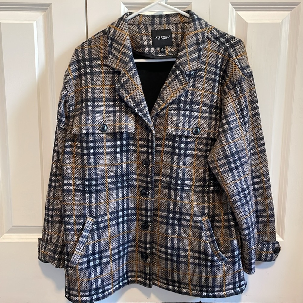 Liverpool Los Angeles Plaid Jacket
